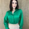 fernandaramosstore com br camisa feminina tecido seda manga em laise verde 2