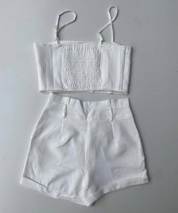 fernandaramosstore com br conjunto feminino cropped sem bojo short com pregas branco