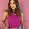 fernandaramosstore com br cropped feminino com bojo e amarracao canelado fucsia