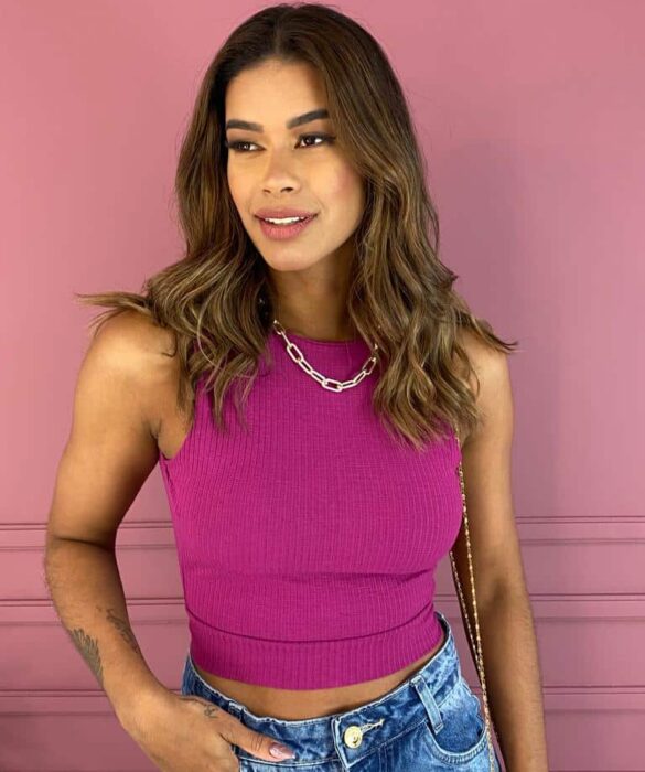 fernandaramosstore com br cropped feminino com bojo e amarracao canelado fucsia