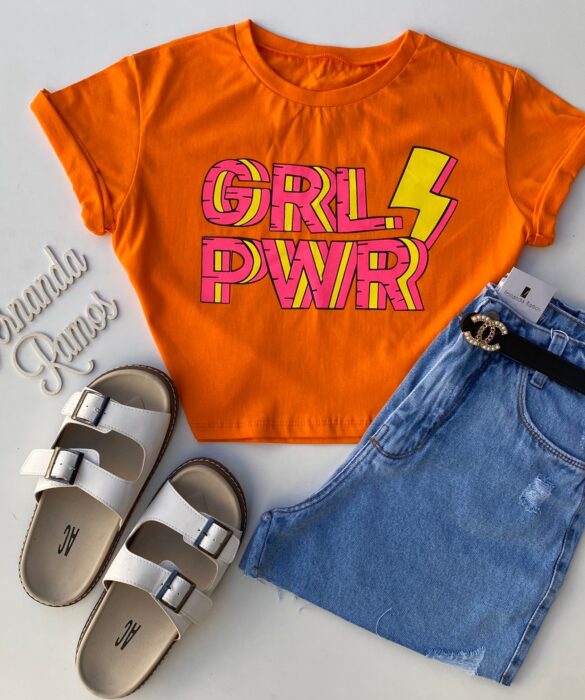 fernandaramosstore com br cropped feminino manga curta laranja grl pwr