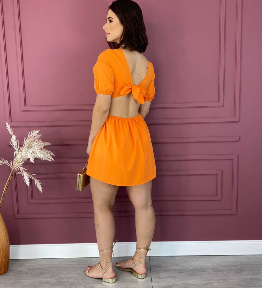fernandaramosstore com br macaquinho feminino com bojo e abertura laranja