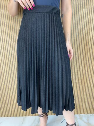 fernandaramosstore com br saia midi plissada lurex preto 2