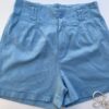 fernandaramosstore com br short feminino sarja com detalhe em pregas azul bebe 1