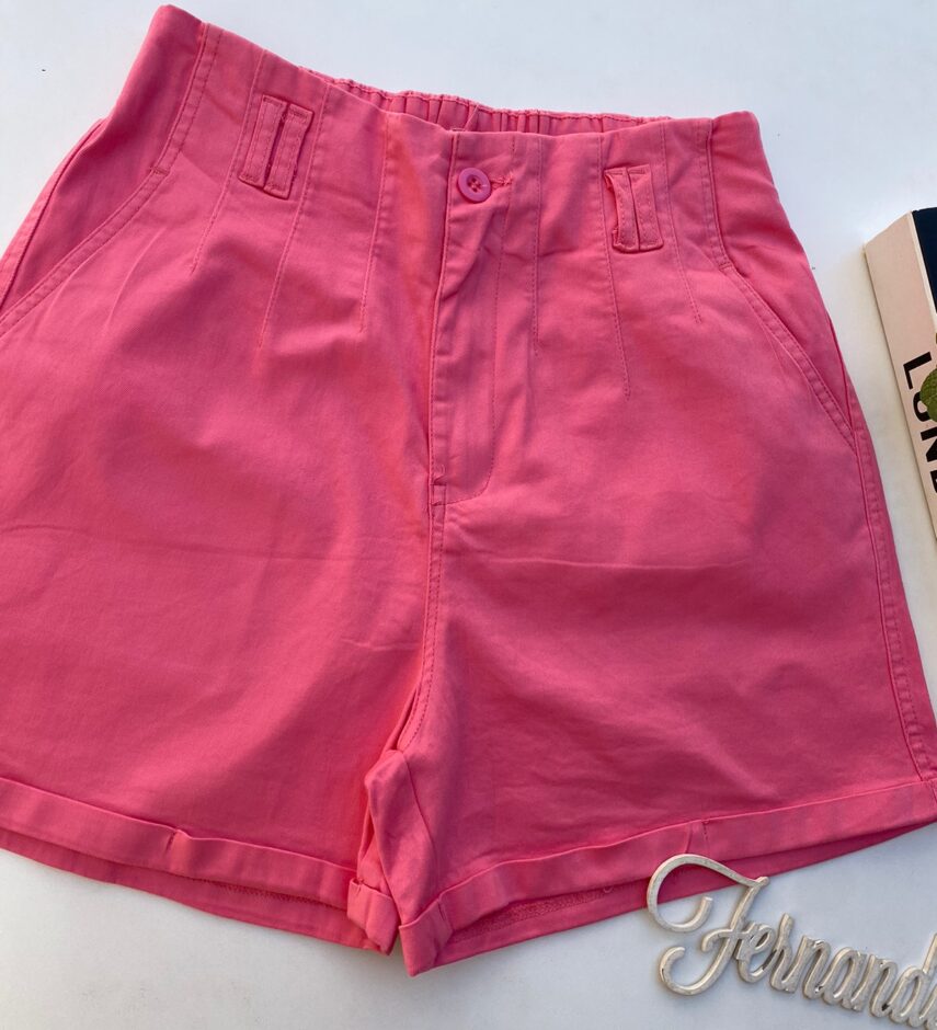 fernandaramosstore com br short feminino sarja com detalhe em pregas verde copia 1