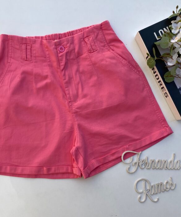 fernandaramosstore com br short feminino sarja com detalhe em pregas verde copia