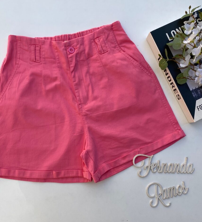 fernandaramosstore com br short feminino sarja com detalhe em pregas verde copia
