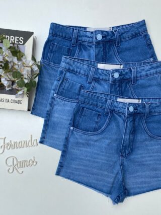 Short Jeans Feminino Byanca 970 fernanda ramos store