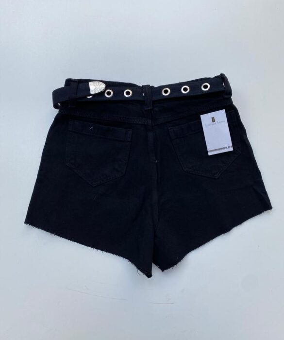 fernandaramosstore com br short jeans feminino com cinto metal preto 0178 1