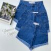 Short Jeans Feminino com Patches fernanda ramos store