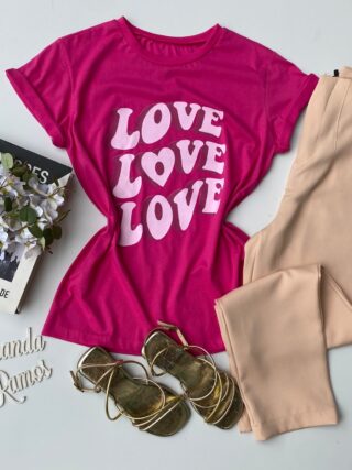 fernandaramosstore com br t shirt manga curta pink estampa love rosa