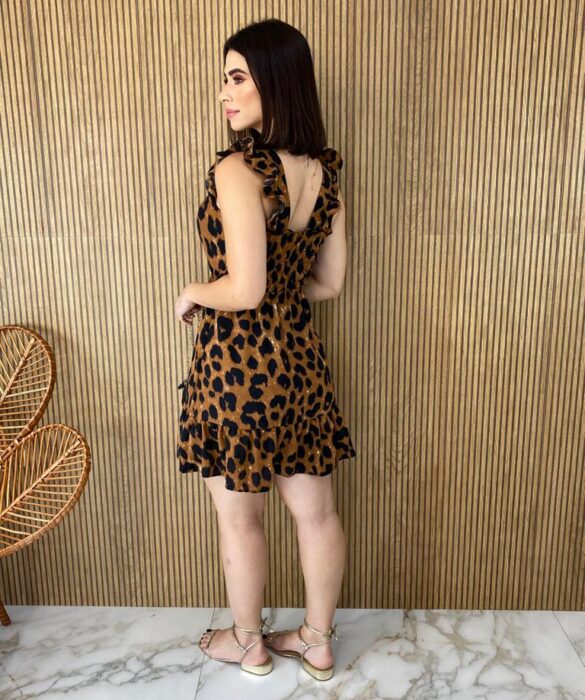 fernandaramosstore com br vestido curto com bojo alca com babado animal print 3