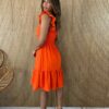 fernandaramosstore com br vestido curto com bojo pipoquinha coral 2