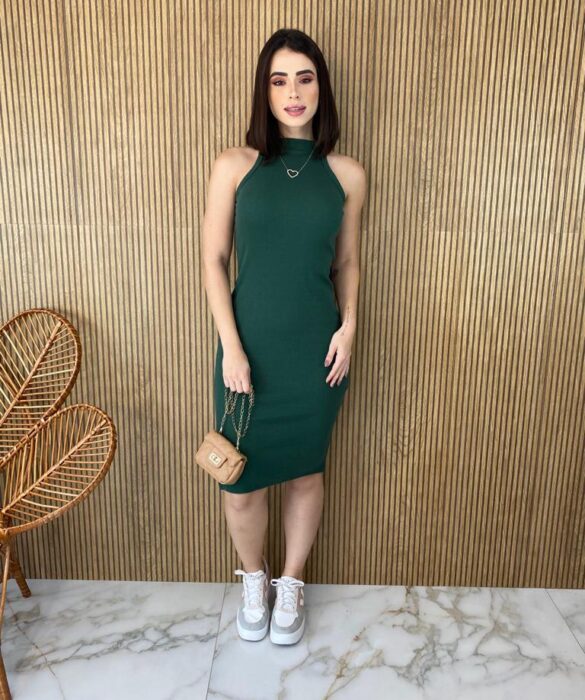 fernandaramosstore com br vestido curto sem bojo canelado gola verde 2