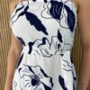 fernandaramosstore com br vestido longo com amarracao branco estampa azul marinho 3