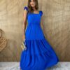 fernandaramosstore com br vestido longo com bojo azul pipoquinha