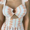 fernandaramosstore com br vestido longo com bojo branco detalhe no busto estampa laranja 1