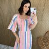 fernandaramosstore com br vestido longo sem bojo com amarracao manga 34 azul e rosa 1