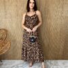 fernandaramosstore com br vestido midi com bojo alca regulavel com botoes animal print 2