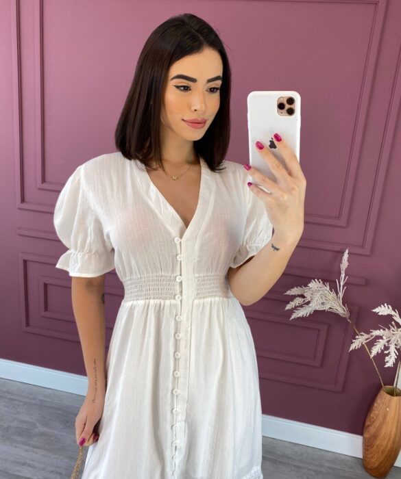 fernandaramosstore com br vestido midi com detalhe em guipir sem bojo com lastex e botoes branco 1