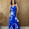 fernandaramosstore com br vestido midi transpassado azul estampa em branco