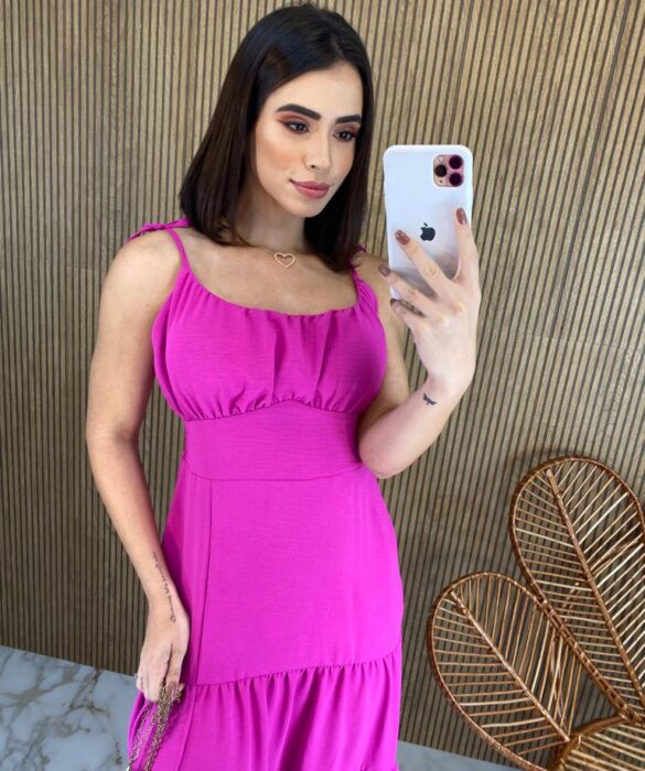 fernandaramosstore com br vestido pregas midi com bojo fucsia 1