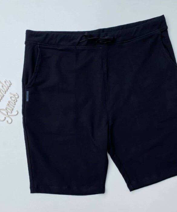 Bermuda Masculina Casual Ogochi Plus Preto 0005 Fernanda Ramos Store