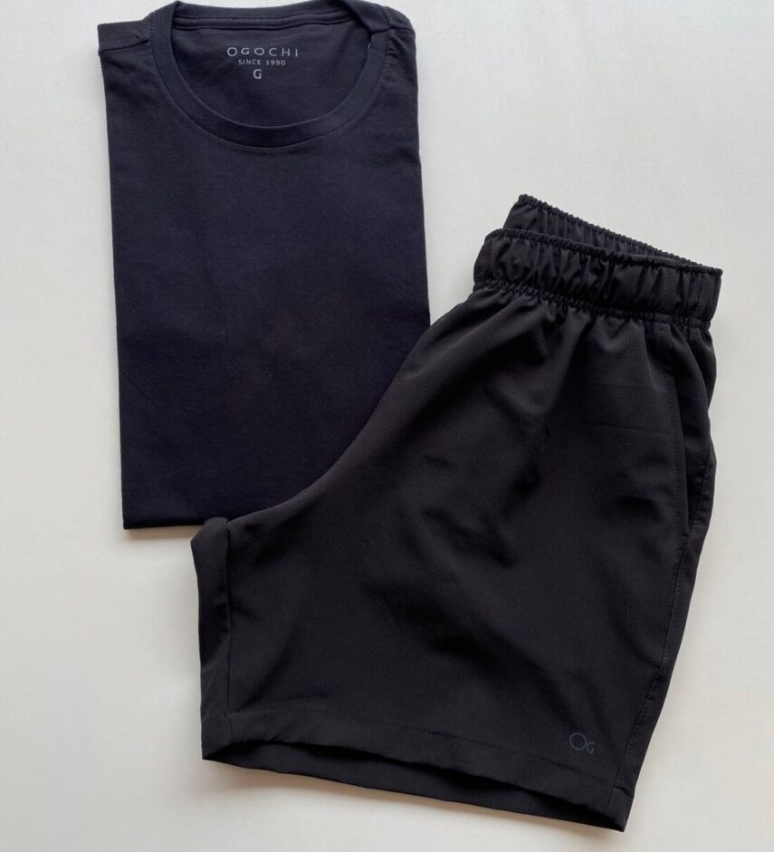 Bermuda Masculina Tactel Boxer Essencial Preto 0005 - Fernanda Ramos Store
