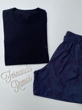 Bermuda Masculina Tactel Boxer Estampado Ogochi 9052 Fernanda Ramos Store