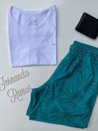 Bermuda Masculina Tactel Boxer Estampado Ogochi 9038 Fernanda Ramos Store