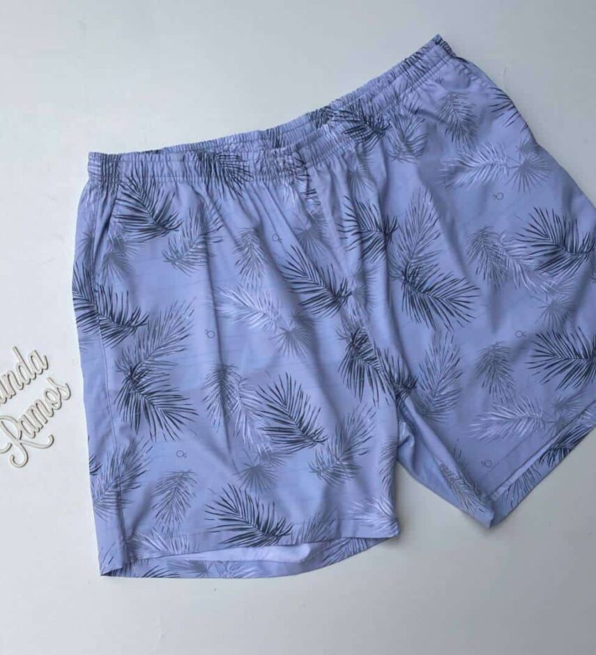 Bermuda Masculina Tactel Boxer Plus Estampado - Fernanda Ramos Store