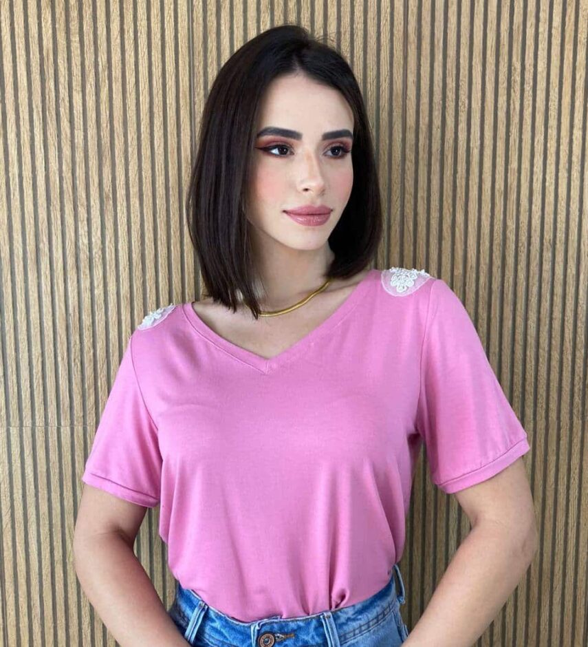 fernandaramosstore com br blusa manga curta feminina com aplicacoes rosa 1