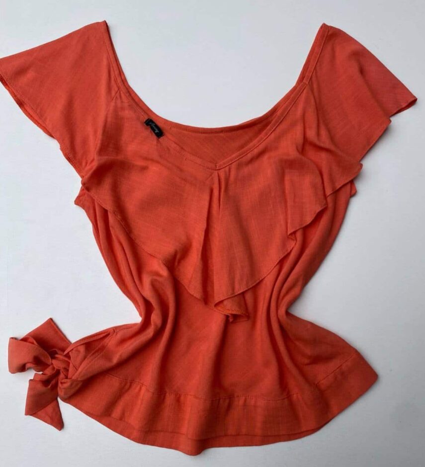 fernandaramosstore com br blusa ombro a ombro salmao com amarracao 2