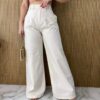 Calça Jeans Feminina Wide Leg Cru Fernanda Ramos Store
