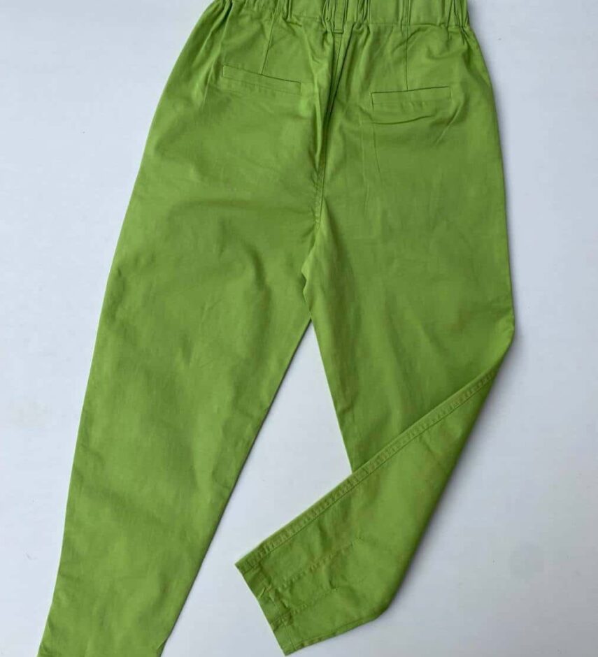 Calça Le Feminina Sarja com Bolsos Verde - Fernanda Ramos Store
