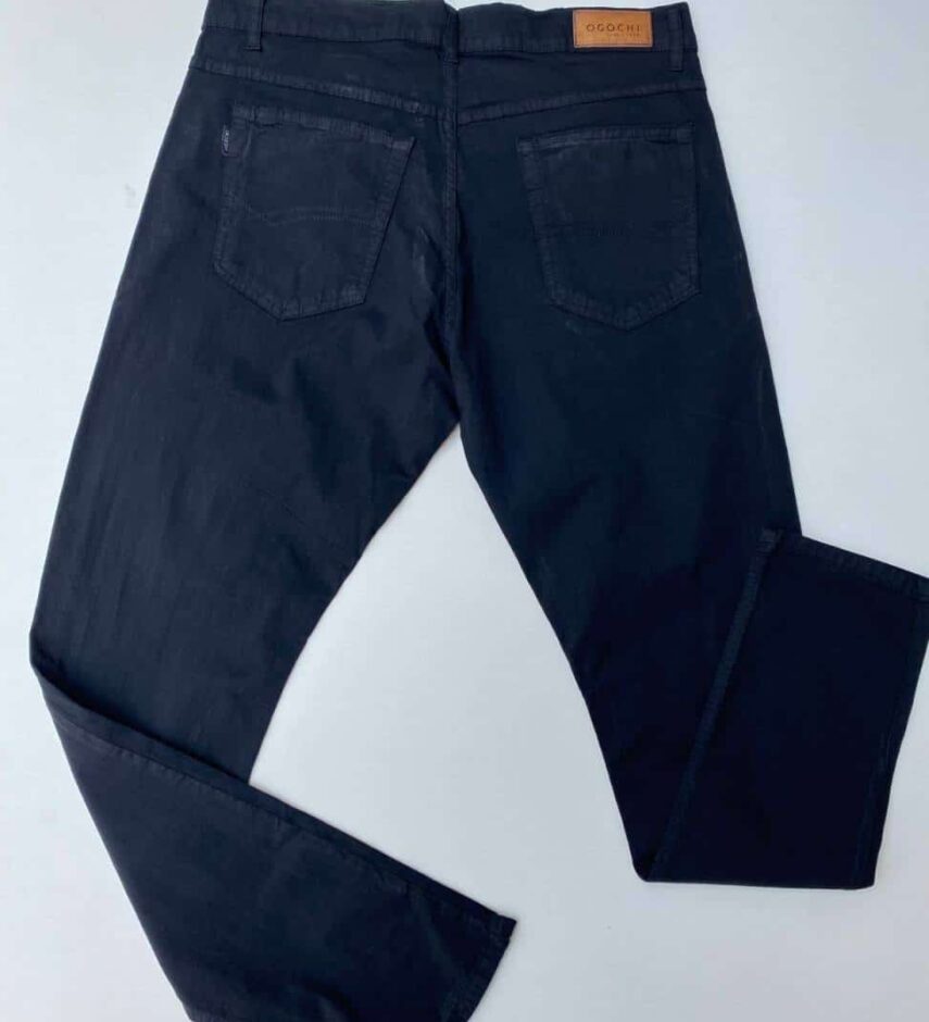 Calça Masculina Casual Slim Preta 0005 - Fernanda Ramos Store