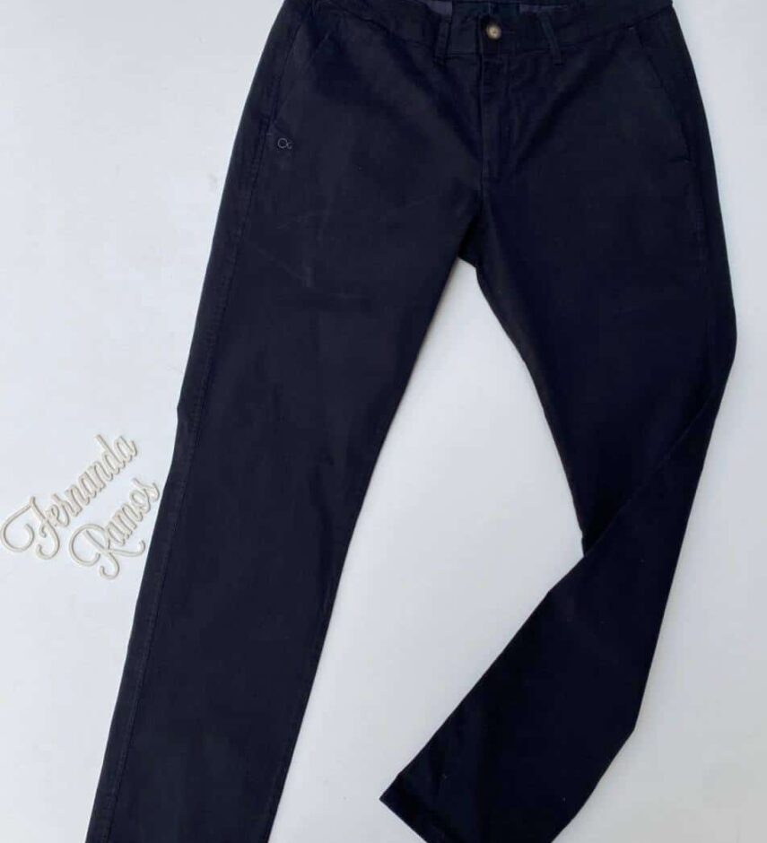 Calça Masculina Essencial Slim Ogochi Preta 0005 Fernanda Ramos Store