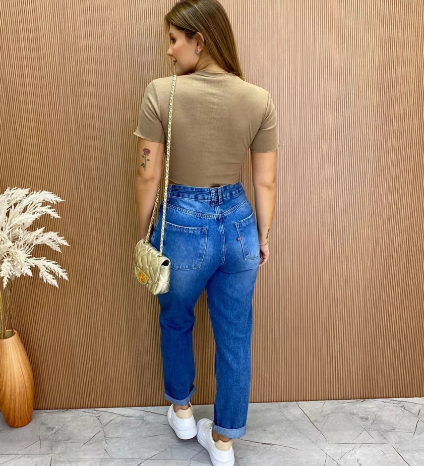 Cropped Feminino Canelado Ribana Terra - Fernanda Ramos Store
