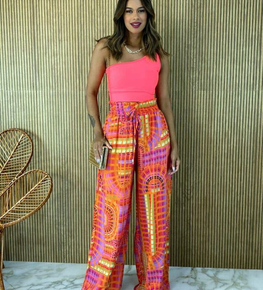 Cropped Feminino com Bojo Mula Manca Rosa Neon - Fernanda Ramos Store