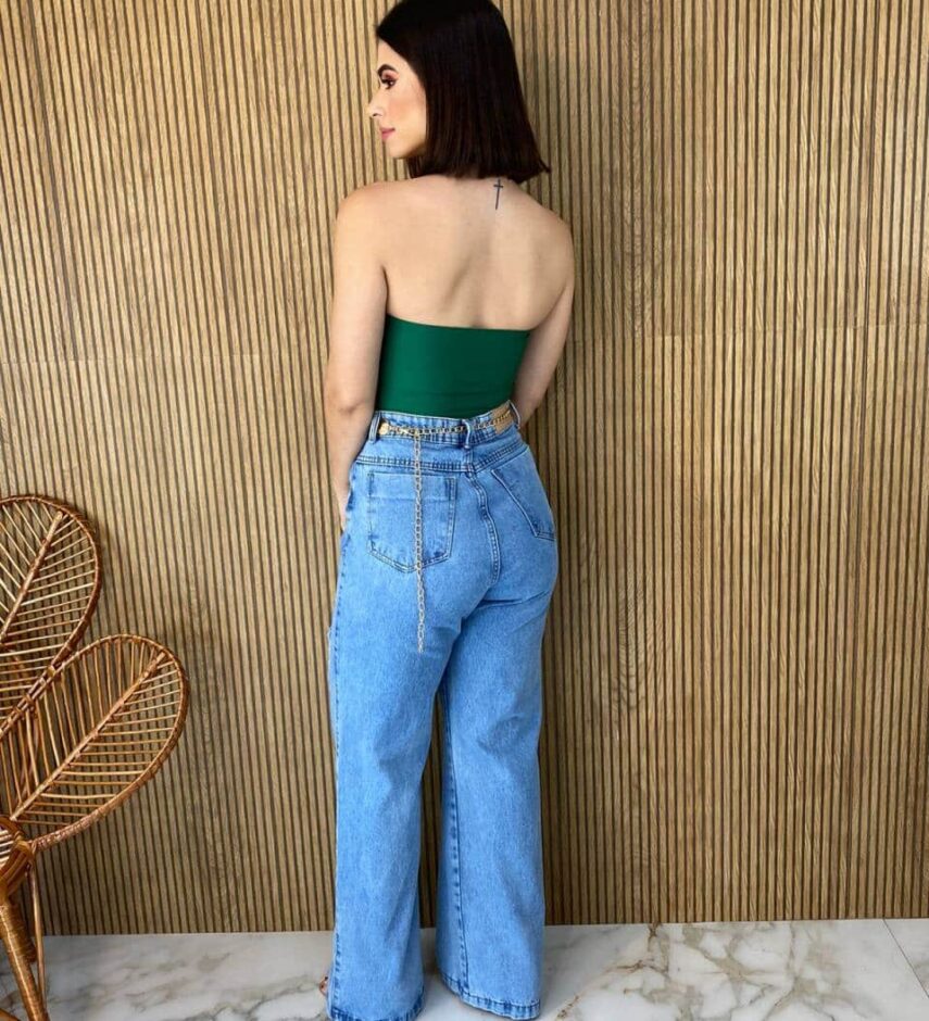 Cropped Feminino com Bojo Tomara que Caia Verde - Fernanda Ramos Store