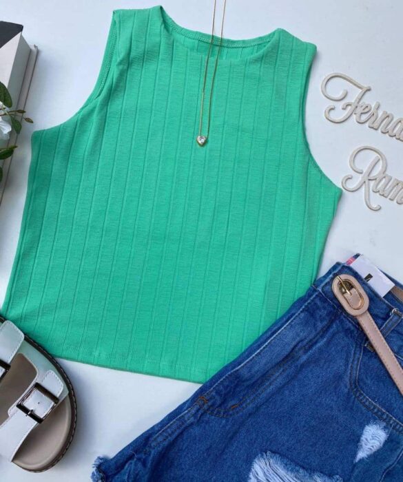 fernandaramosstore com br cropped feminino sem bojo malha canelada verde agua