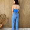 Cropped Feminino Tomara que Caia com Bojo Azul - Fernanda Ramos Store