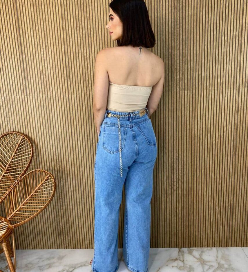 Cropped Feminino Tomara que Caia com Bojo Bege - Fernanda Ramos Store