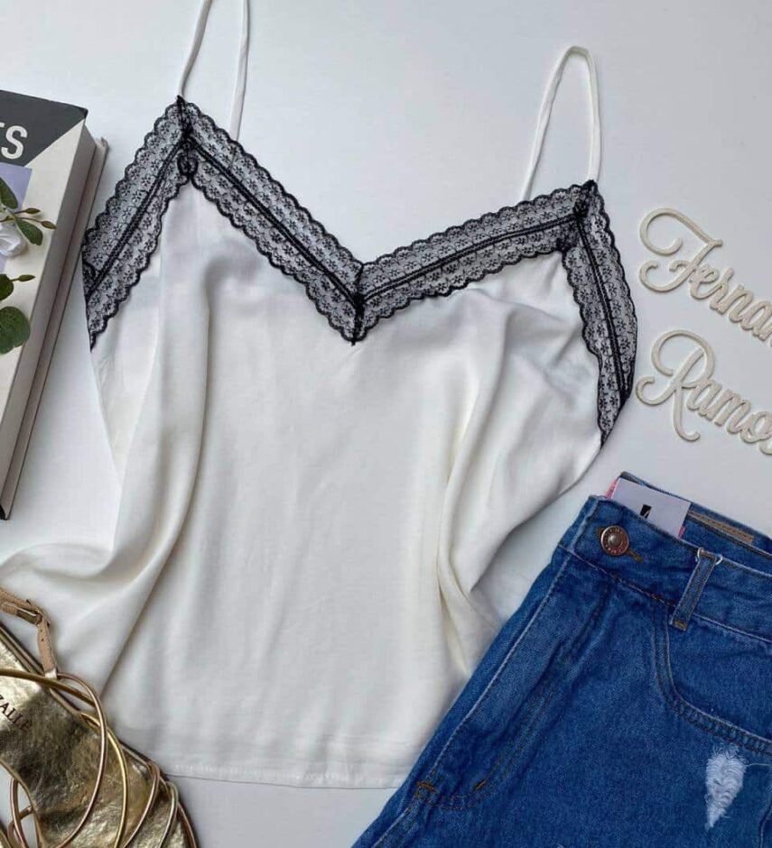 fernandaramosstore com br regata feminina branca com renda preta 1
