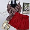 Short Feminino com Amarração TerraCota Fernanda Ramos Store
