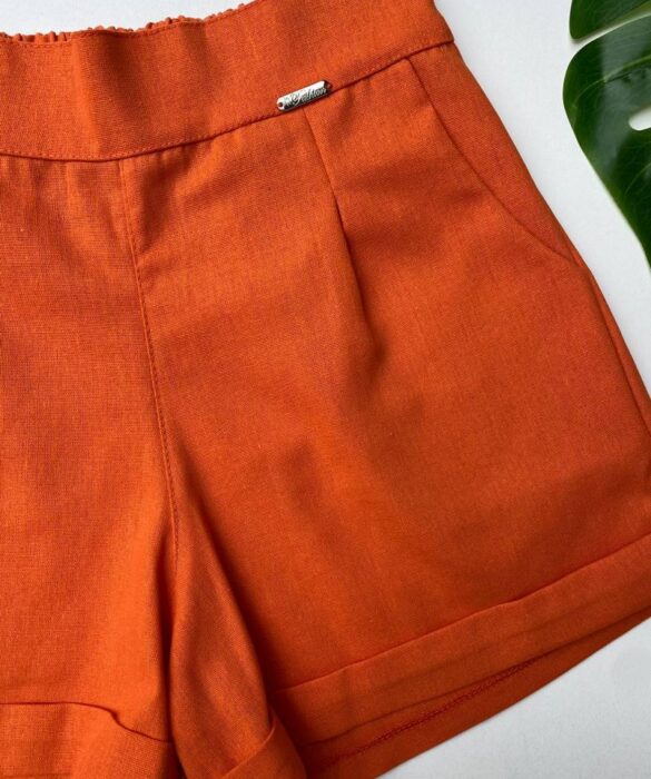 fernandaramosstore com br short feminino viscolinho laranja 1