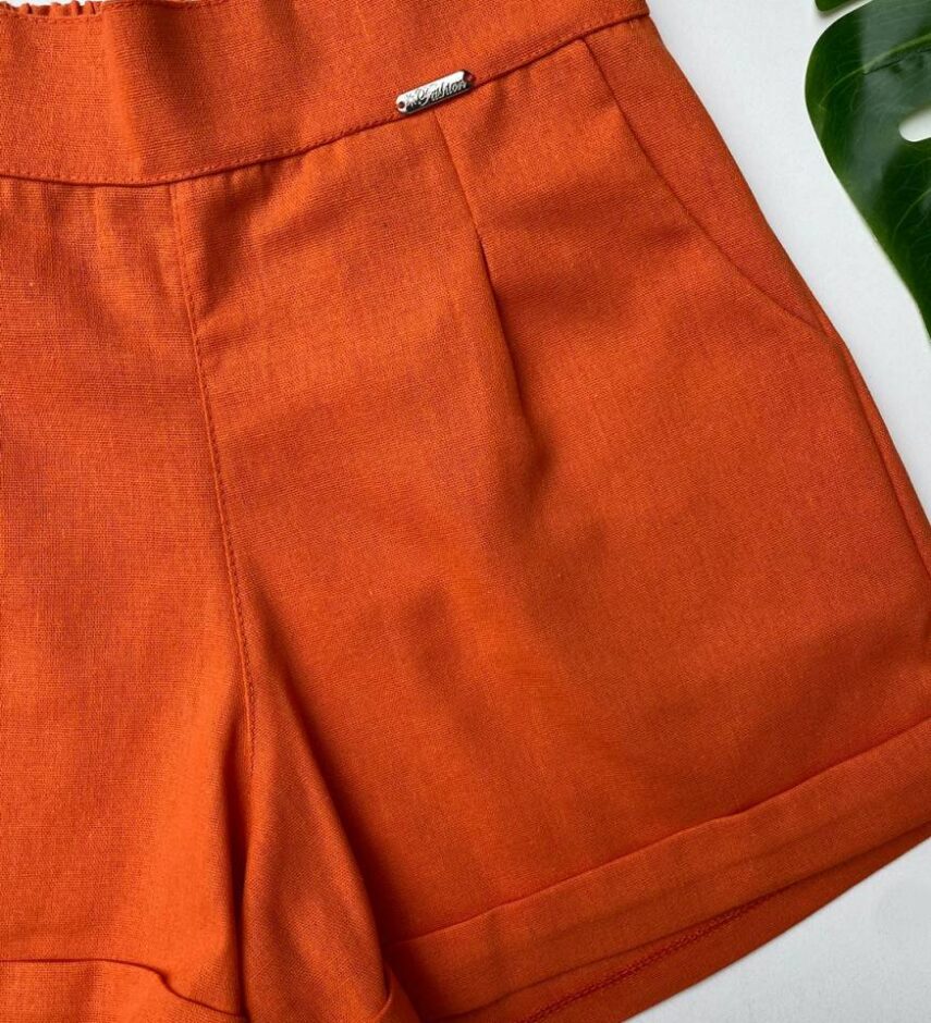 fernandaramosstore com br short feminino viscolinho laranja 1