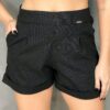 Short Feminino Viscolinho Preto Fernanda Ramos Store