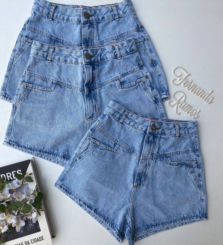 Short Jeans Feminino Hot Carla Fernanda Ramos Store