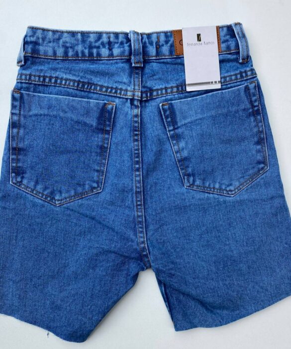 Short Jeans Feminino Pedal Destroyed - Fernanda Ramos Store